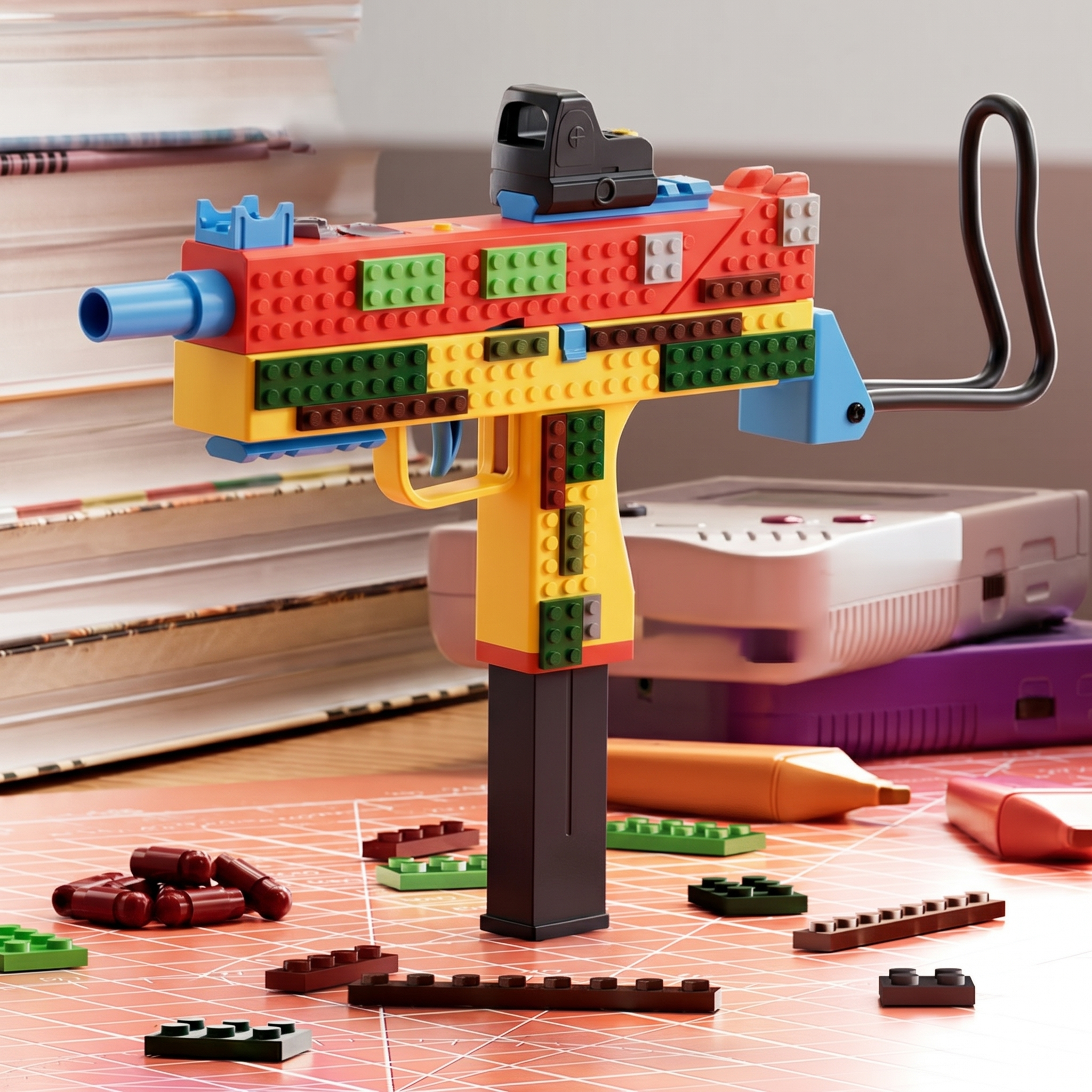 BlockBlaster v2 Tactical DIY Uzi